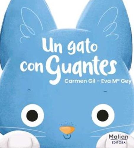 Un gato con guantes