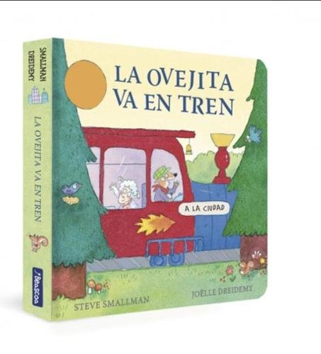 La ovejita va en tren