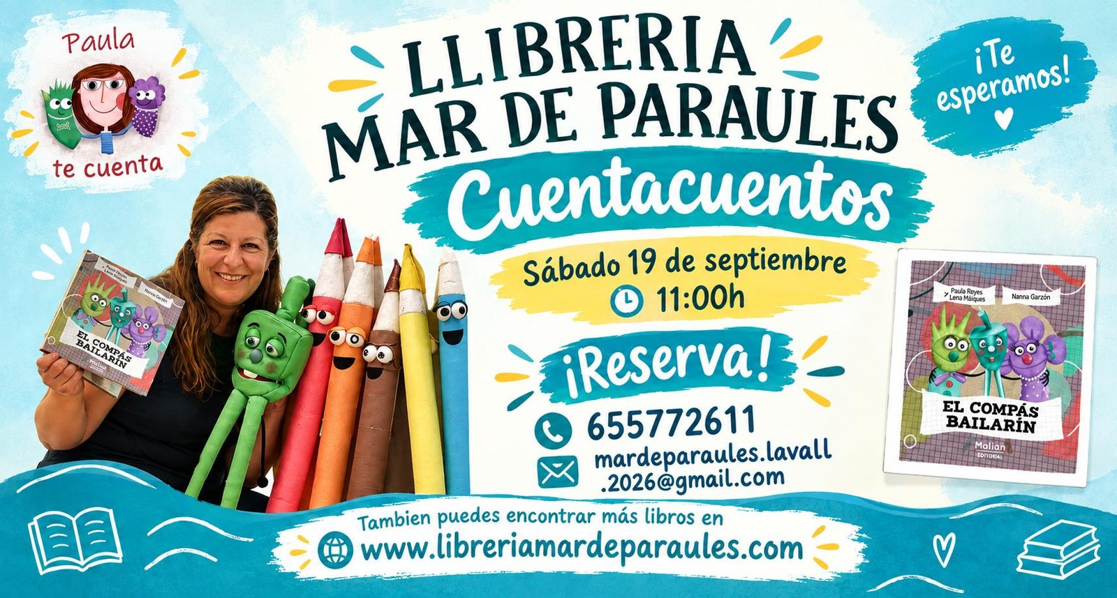 Cuentacuentos Paula te cuenta en La Vall d'Uixó