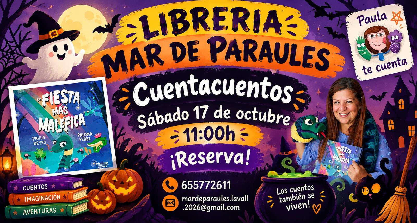 Cuentacuentos Halloween Cuentacuentos La fiesta más maléfica | Mar de Paraules